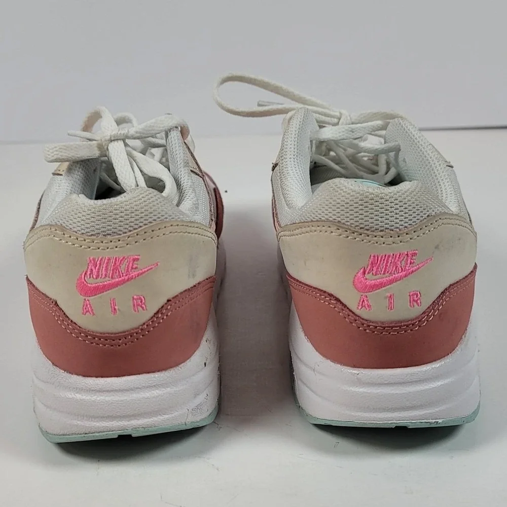 Nike Air Max 1 GS White Pink Sea Glass Sneakers DZ3307-101 Size 6Y
